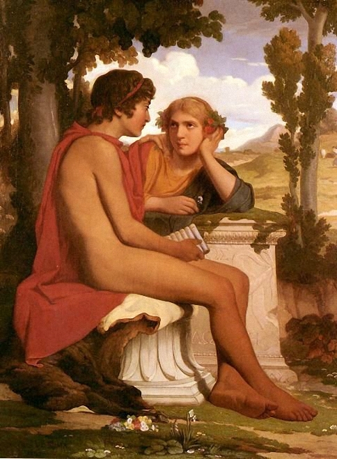 Daphnis And Chloe by Dominique Louis Papety